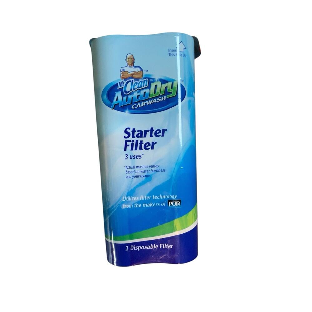 Mr. Clean Auto Dry Car Wash Starter Filter 3 Uses 1 Disposable Filter‎